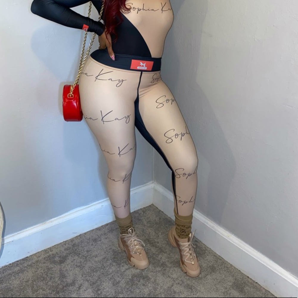 Tri Sophia Kay Black Leggings